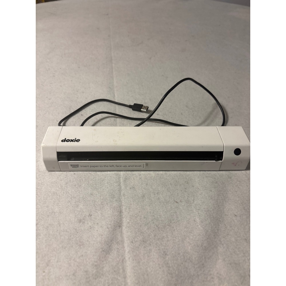 Doxie Go DX240 Portable Document Scanner‎ White Good Cordless USB SD Slot